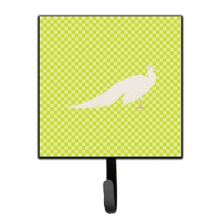 Jensendistributionservices White Peacock Peafowl Green Leash or Key Holder MI1710846